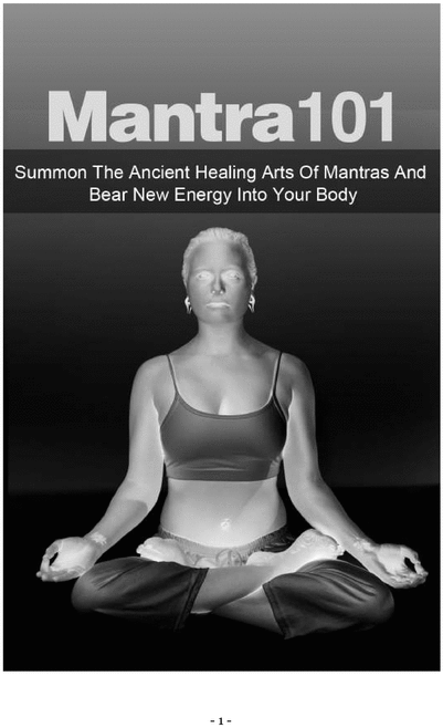 Product picture Mantra 101 - Surefire Ways To Get Healthier